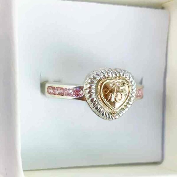 Anillo en Plata 15 años - Image 2