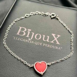 Pulsera en plata Corazón