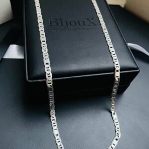 Cadena Plata Tejido Plano