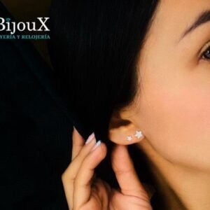 Topo plata circón estrella sistema mariposa