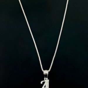 Cadena Plata con inicial