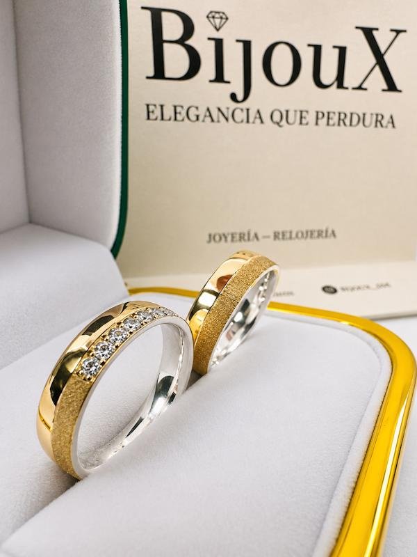 Argollas Total recubiertas oro 18K base plata