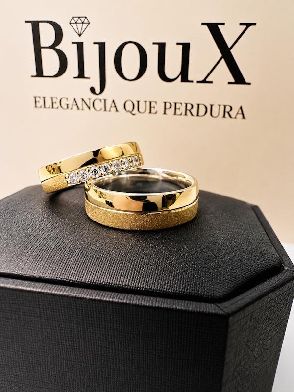 Argollas Total recubiertas oro 18K base plata - Image 3