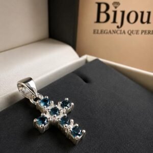 Dije Cruz plata 925 Topacio London Special