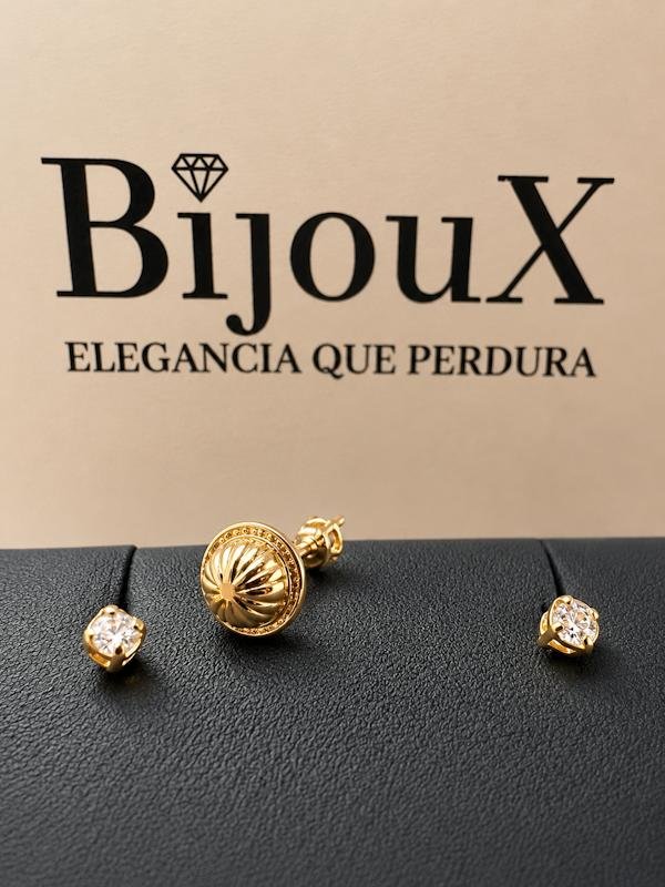 Topo oro 18K rosca diamante blanco 2mm - Image 3