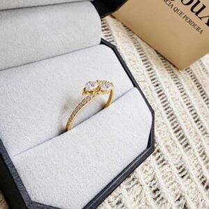 Anillo Oro 18K Diamante Marquis